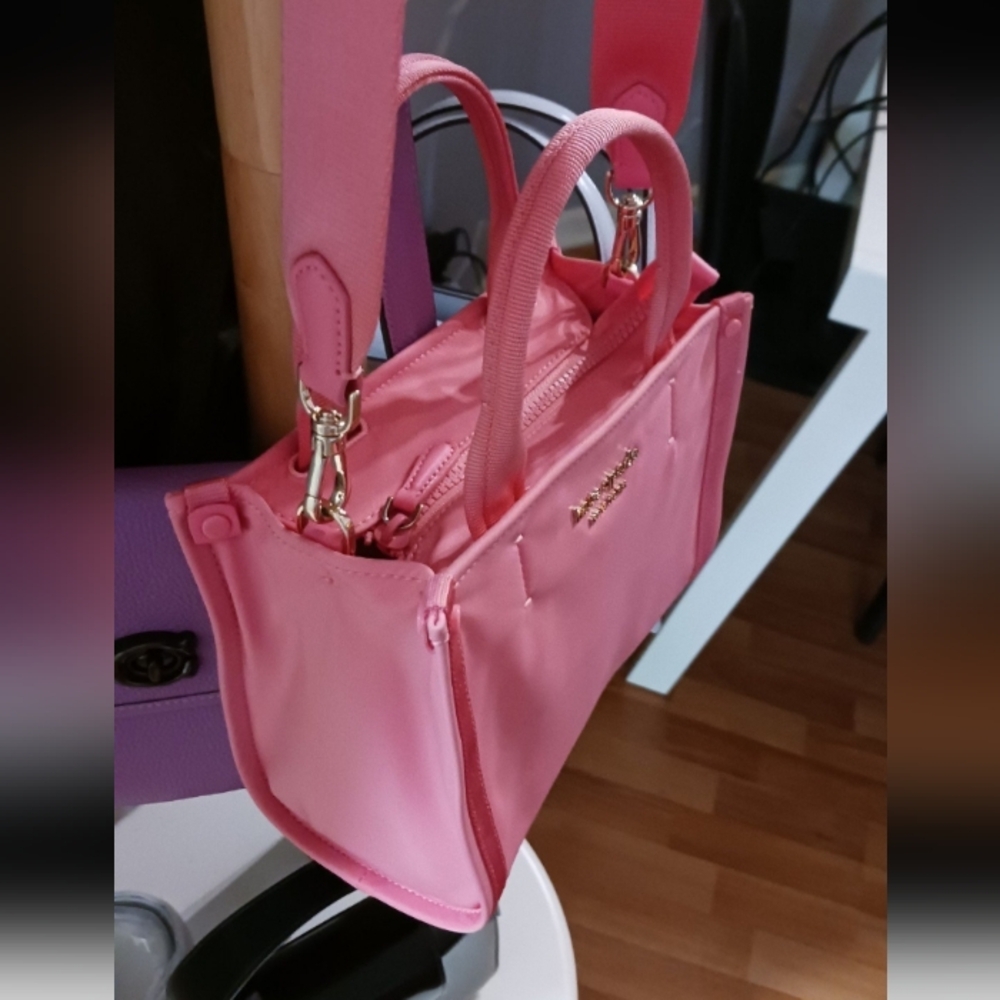 Kate Spade Little Better Sam Mini Tote Pink Crossbody - Picture 3 of 6
